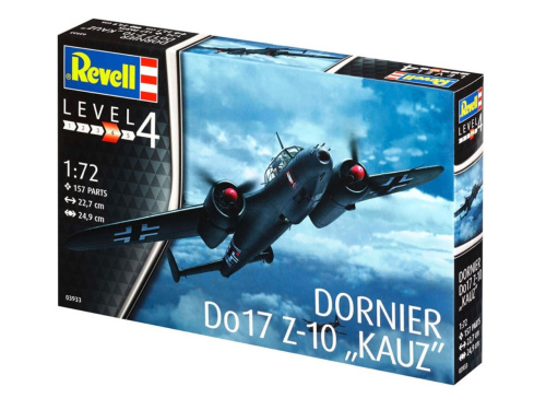 03933 Revell Немецкий истребитель Dornier Do 17Z-10 (1:72)
