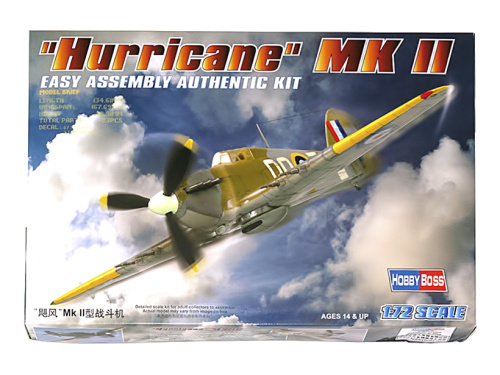 80215 Hobby Boss Британский истребитель Hurricane MK II (1:72)