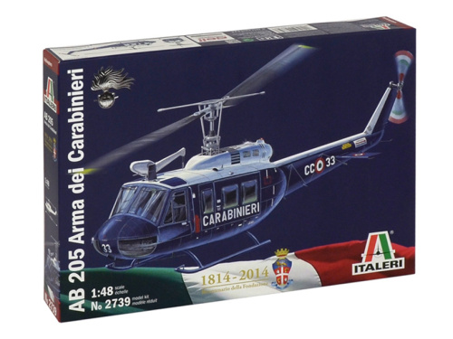 2739 Italeri Вертолёт AB 205 Arma dei Carabinieri (1:48)