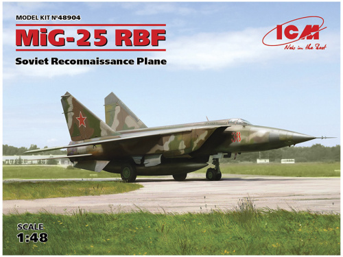 48904 ICM МиГ-25 РБФ, Советский самолет-разведчик (1:48)