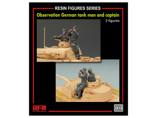 RM-2015 RFM Набор немецкого танкового экипажа (2 миниатюры) (1:35)