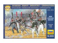 8020 Звезда Русские гренадеры 1812 гг. (1:72)