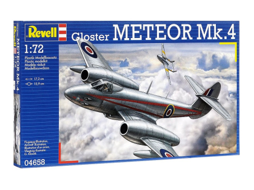 04658 Revell Британский реактивный истребитель Gloster Meteor Mk.4 (1:72)