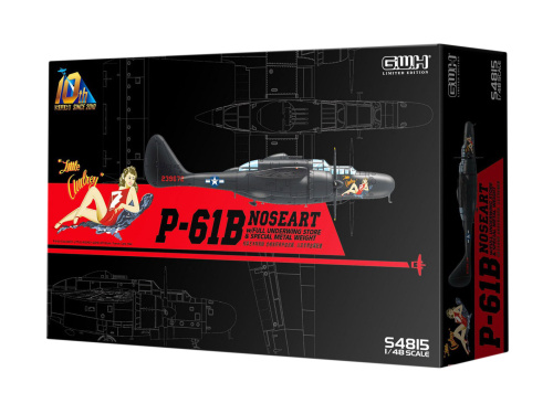 S4815 G.W.H. Ночной истребитель P-61B Noseart+Weapons (Лимитированная серия) (1:48)