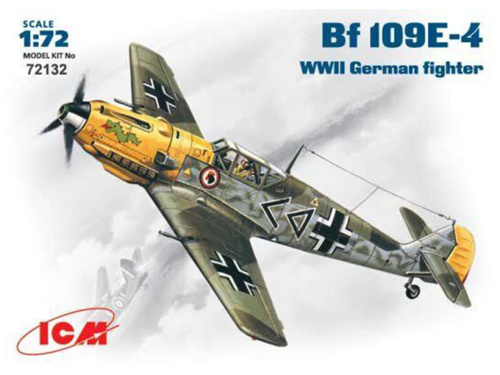 72131 ICM Bf -109 E-3, германский истребитель ІІ Мировой войны (1:72)