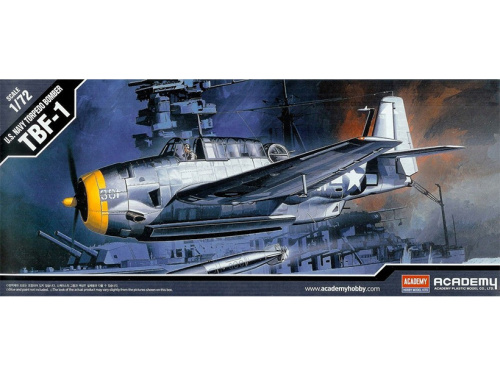 12452 Academy Американский самолёт TBF-1 (1:72)