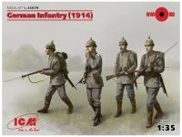 35679 ICM Фигуры Германская пехота (1914г.), (4 фигуры) (1:35)