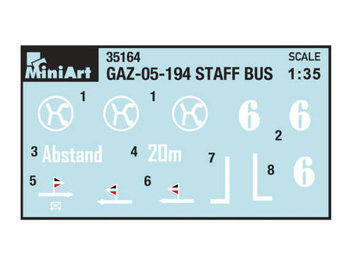 35156 MiniArt Советский штабной автобус ГАЗ-05-193 (1:35)