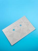 3854 JAS Трафарет для вырезания звезд.