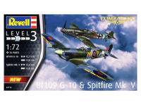 03710 Revell Набор: Истребитель Bf109G-10 и Спитфайр Mk.V (1:72) 03710 Revell Набор: Истребитель Bf109G-10 и Спитфайр Mk.V (1:72)