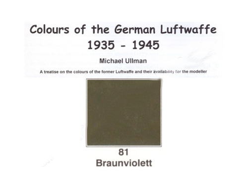 71066 АКАН Германия RLM: 81а (стандартный) Фиолетово-коричневый (Braunviolett), 10 мл.