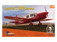 DW48028 Dora Wings Пассажирский самолёт Caudron C.630 Simoun (1:48)