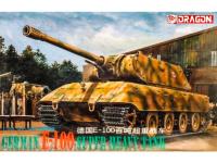 6011Х Dragon Немецкий сверхтяжелый танк E-100 "Nachtjager" с 4-мя фигурами (1:35)