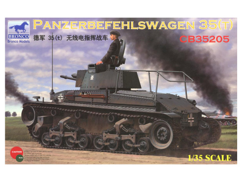 CB35205 Bronco Немецко-чехословацкий легкий танк Panzerbefehlswagen 35(t) (1:35)