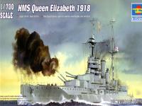 05797 Trumpeter Линкор HMS Queen Elizabeth, 1918 г. (1:700)