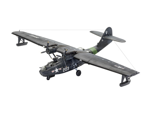 03902 Revell Патрульный противолодочный самолёт PBY-5A Catalina (1:72)