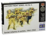 3523 Master Box Серия Востоный Фронт. Набор № 2. Советская пехота в действии, 1941-1942 гг. (1:35)