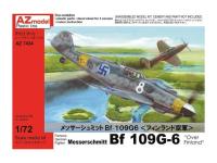 AZ7434 AZ Model Немецкий истребитель Messerschmitt Bf 109G-6 (1:72)