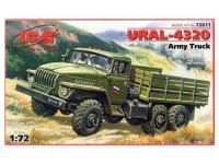72611 ICM Урал 4320, армейский грузовой автомобиль (1:72)