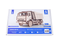 Конструктор из дерева. Самосвал КАМАЗ-65115 1:35. Baumi 11011