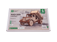 Конструктор из дерева. Самосвал ЯАЗ-205, 1:35. Baumi 11022
