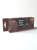 Pacific88 Набор красок Art Color Black flesh colors набор тёмных телесных оттенков, 7 шт., арт.4808 Pacific88 Набор красок Art Color Black flesh colors набор тёмных телесных оттенков, 7 шт., арт.4808
