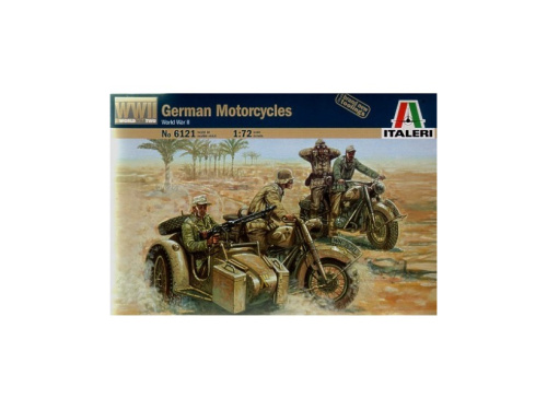6121 Italeri Немецкие мотоциклисты (1:72)