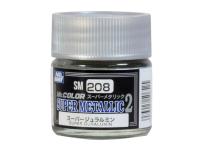 SM208 Mr.Hobby Краска акриловая на растворителе, супер металлик, Super Duralumin, 10 мл.