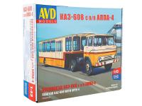 7050 AVD Models Автопоезд КАЗ-608 с п/п АППА-4 (1:43)