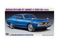 21155 Hasegawa Автомобиль Nissan Skyline HT 2000GT-X (KGC110) 1972 (1:24)