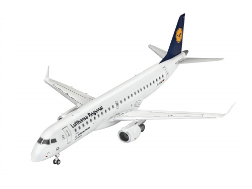 03937 Revell Пассажирский самолёт Embraer 190 авиакомпании «Lufthansa» (1:144)