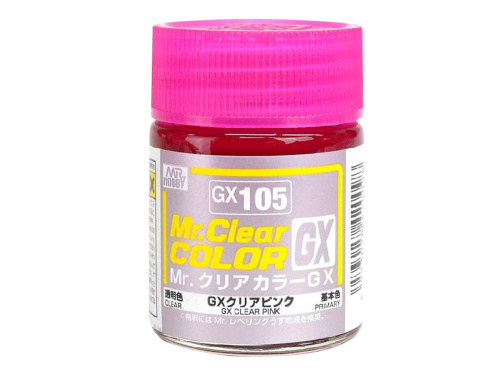 GX105 Mr.Hobby Краска целлюлозная на растворителе, Розовый лак, 18 мл.