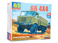 1384 AVD Models Армейский грузовик Горький-66 4Х4 (1:43)
