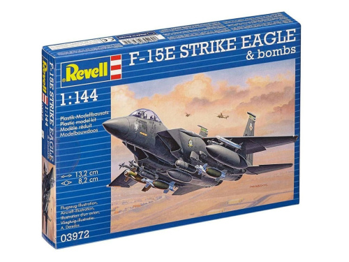 03972 Revell Самолет F-15E Strike Eagle & Bombs (1:144)