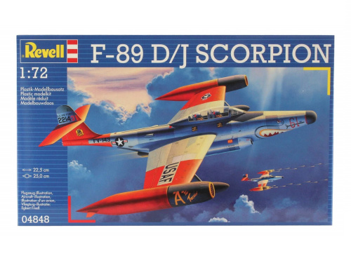 04848 Revell Американский всепогодный перехватчик F-89 D/J Scorpion (1:72)