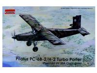 Rod443 Roden Легкий многоцелевой самолет Pilatus PC-6B-2/H-2 Turbo-Porter (1:48)