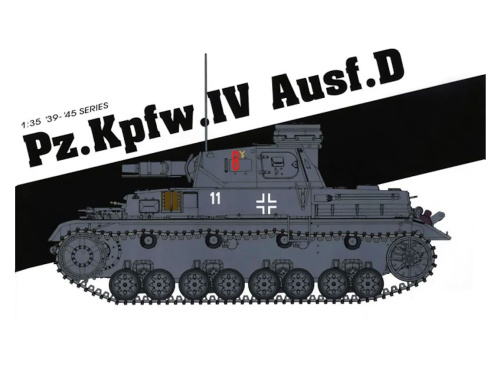6873 Dragon Немецкий средний танк Pz.Kpfw.IV Ausf.D (1:35)