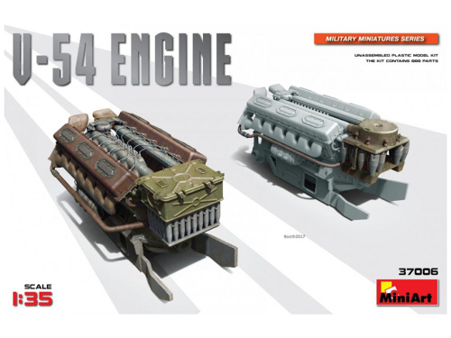 37006 MiniArt Двигатель В-54 (1:35)