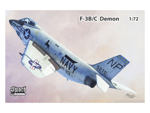SW72140 Sword Палубный истребитель McDonnell F3B/F3H-2N Demon (1:72)