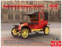 24030 ICM Парижское такси модели AG 1910 г. (1:24)