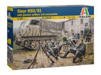 6549 Italeri Гусеничный тягач RSO/01 с немецкими солдатами (1:35)