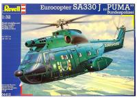 04412 Revell Многоцелевой вертолёт Eurocopter SA330 J "Puma" Bundespolizei (1:32)