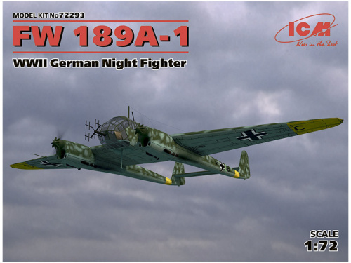 72293 ICM FW 189A-1, Германский ночной истребитель ІІ МВ (1:72)