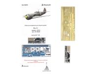 048009 Фототравление Микродизайн Ла-11 (АРК) цветные приборные доски (1:48)