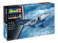 03858 Revell Истребитель Lockheed Martin F-22A Raptor (1:72) 03858 Revell Истребитель Lockheed Martin F-22A Raptor (1:72)