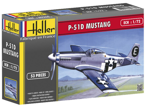 80268 Heller Американсикй истребитель P-51 Mustang (1:72)