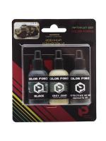 Pacific88 Набор красок Aero Военный камуфляж V1, 3 шт., арт.881 Pacific88 Набор красок Aero Военный камуфляж V1, 3 шт., арт.881