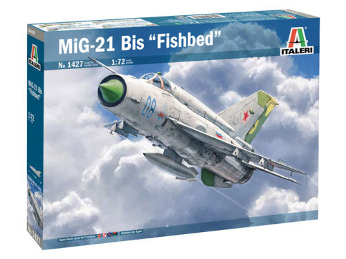1427 Italeri Советский легкий истребитель МиГ-21Бис ''Fishbed'' (1:72)
