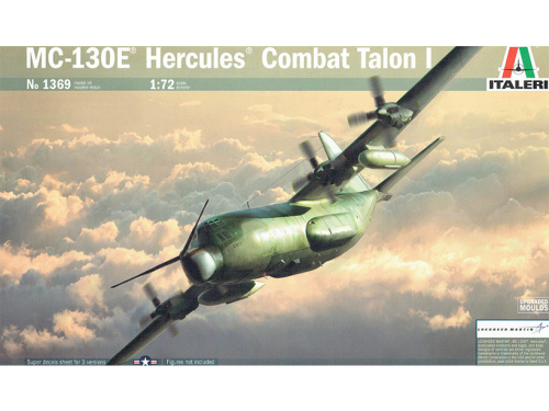 1369 Italeri Американский грузовой самолёт MC-130E Hercules combat talon I (1:72)