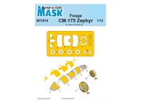 M72018 Special Hobby Комплект окрасочных масок для Fouga CM-175 Zephyr (1:72)